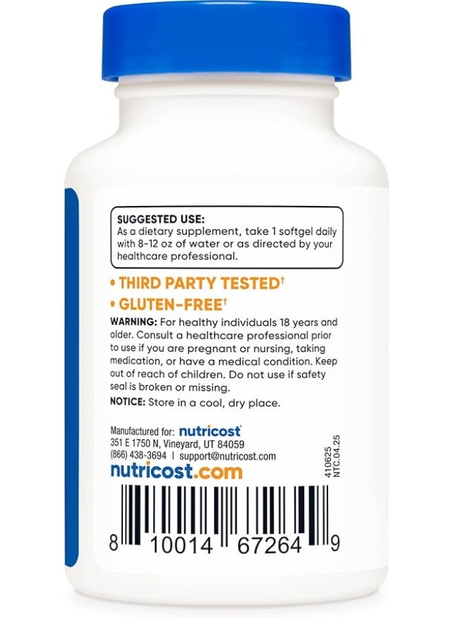 نوتريكوست، فيتامين K2 MK-7، 100 ميكروغرام، 240 كبسولة هلامية - Image 4